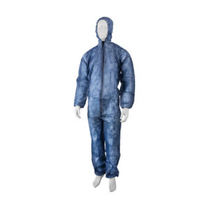 HYGOCLEAN® overal PP-PE rits kap blauw M Doos 50 x 1st