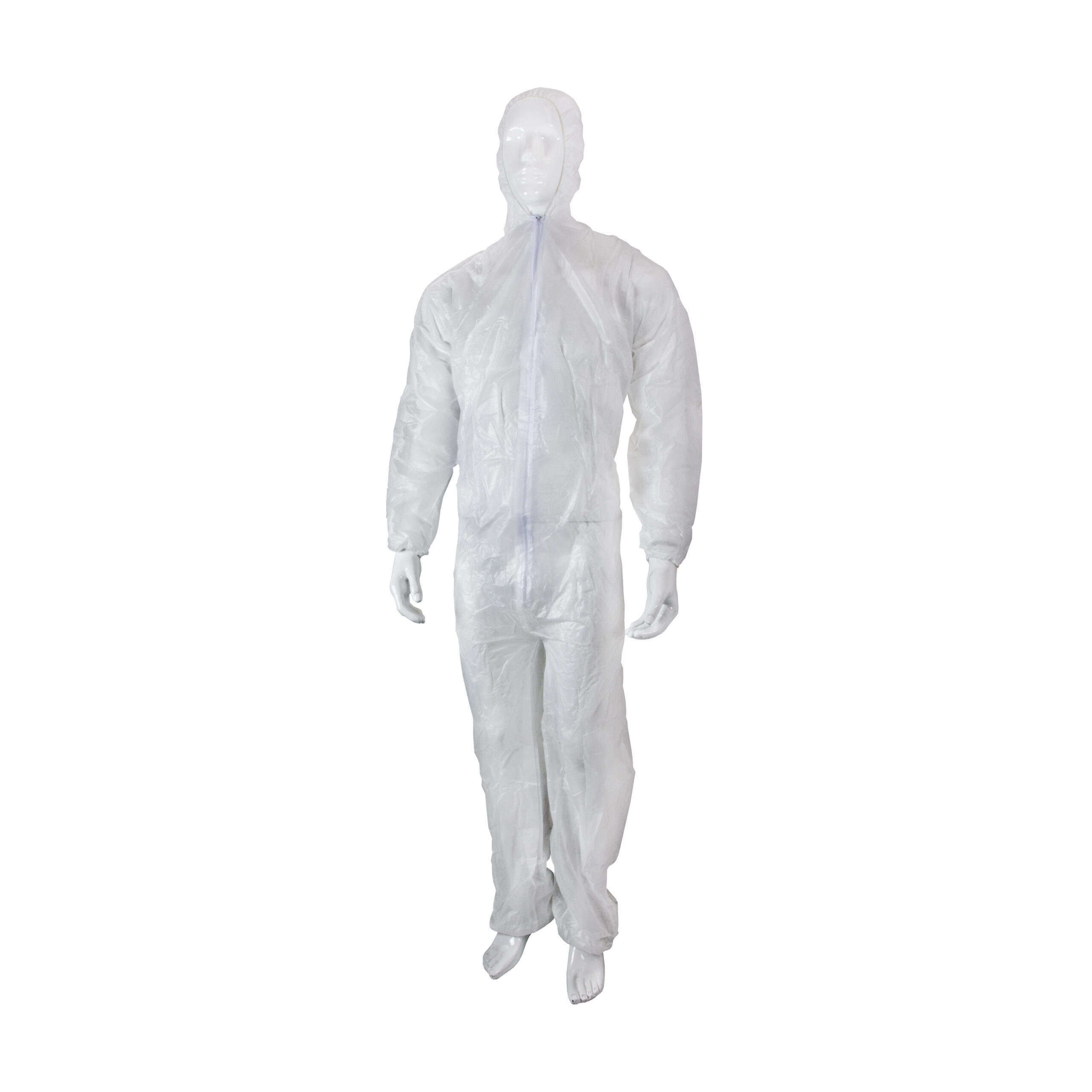 HYGOCLEAN® overal PP-PE rits kap wit M Doos 50 x 1st