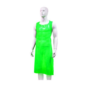 HYGOCLEAN® schort LDPE groen 50Mu blok Doos 10 x 50st 80 x 125cm