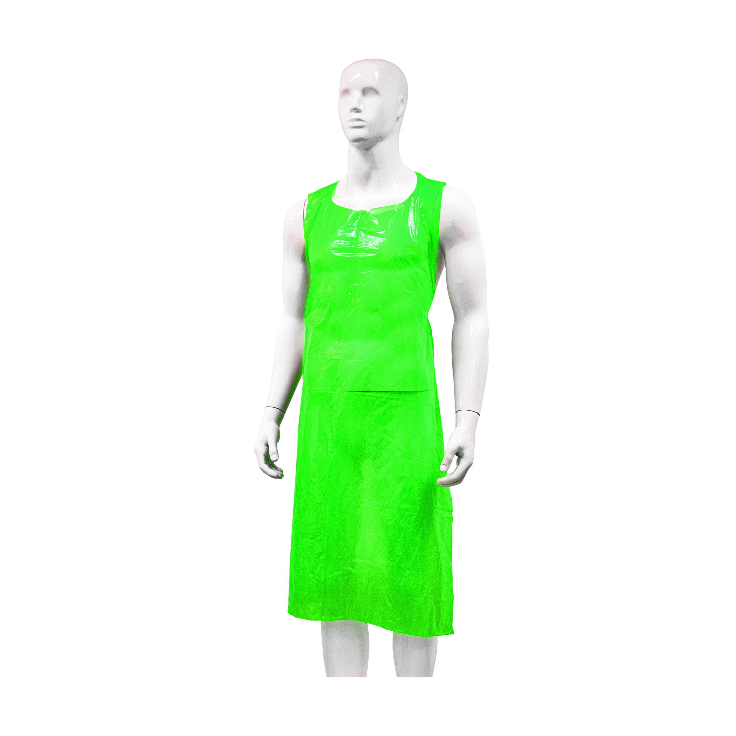 HYGOCLEAN® schort LDPE groen 20Mu blok Doos 10 x 100st 80 x 125cm