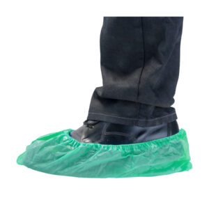 HYGOCLEAN® overschoen CPE groen 40Mu geruwd Doos 20 x 100st