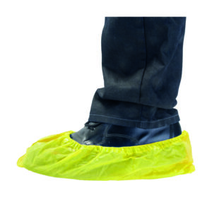 HYGOCLEAN® overschoen CPE geel 40Mu geruwd Doos 20 x 100st