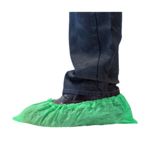HYGOCLEAN® overschoen CPE groen 70Mu geruwd Doos 20 x 50st