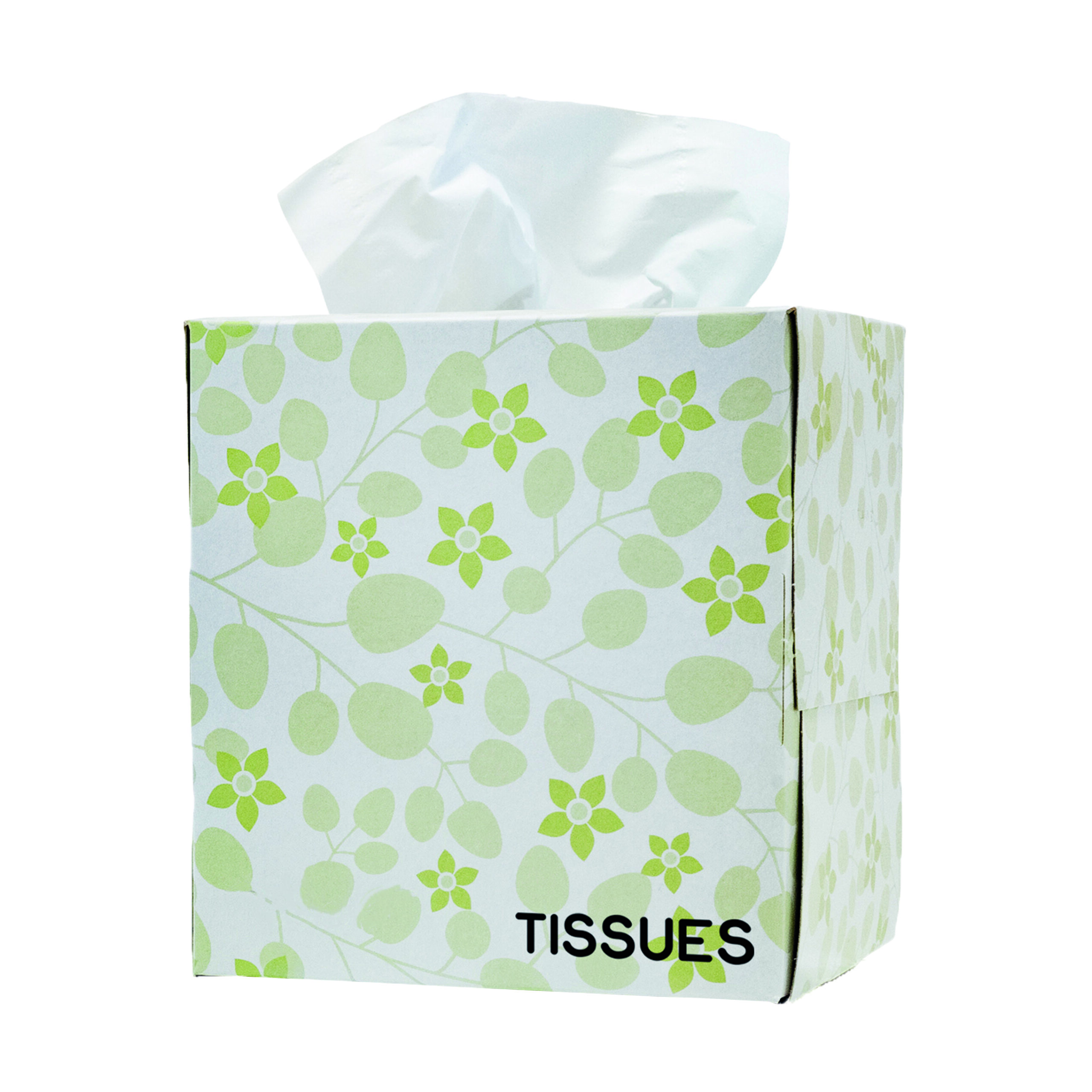 Facial tissue kubus 2-lgs wit cell Doos 30 x 90 vel 21 x 20cm