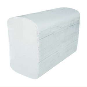 Handdoek 2-lgs hoogwit rec ZZ-vouw ECOLABEL Doos 18 x 170 vel 22 x 27cm