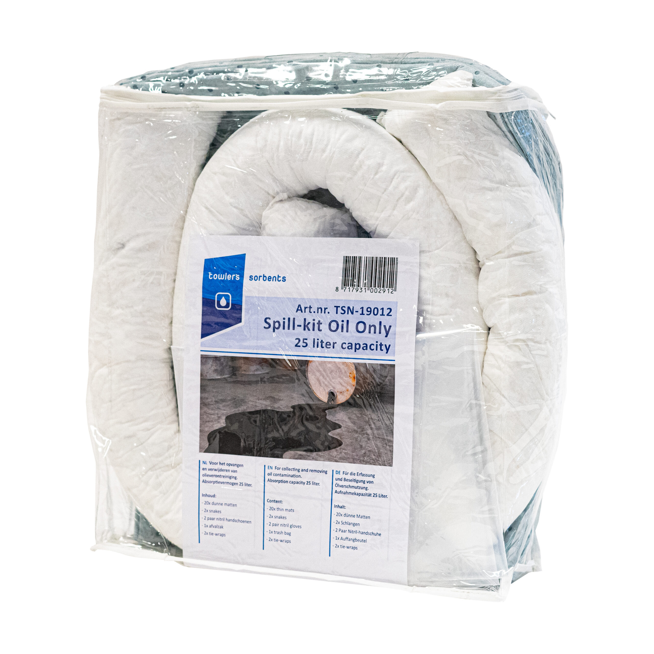 TOWLERS® Oil-Only spillkit wit 25ltr Per stuk