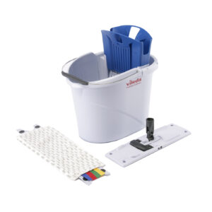 Vileda UltraSpeed Mini starterkit 10l - emmer, blauwe pers, frame, Micro mop - exclusief steel