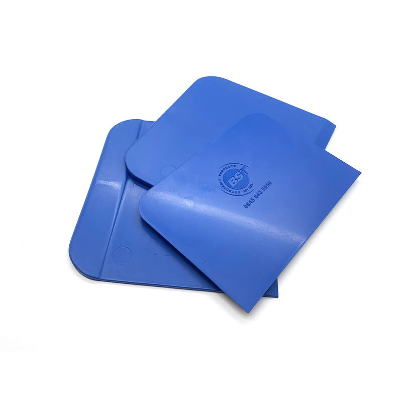 BST detecteerbare schraper, 140x100x1,5mm, blauw, 10 stuks