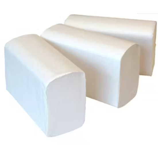 Handdoek 2-lgs wit cell M-vouw Doos 25 x 120 vel 20,5 x 32cm