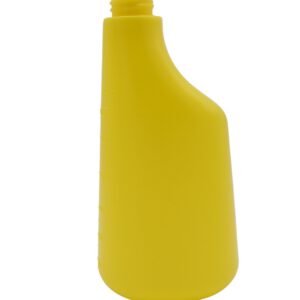 Fles 600 ml polyethyleen geel