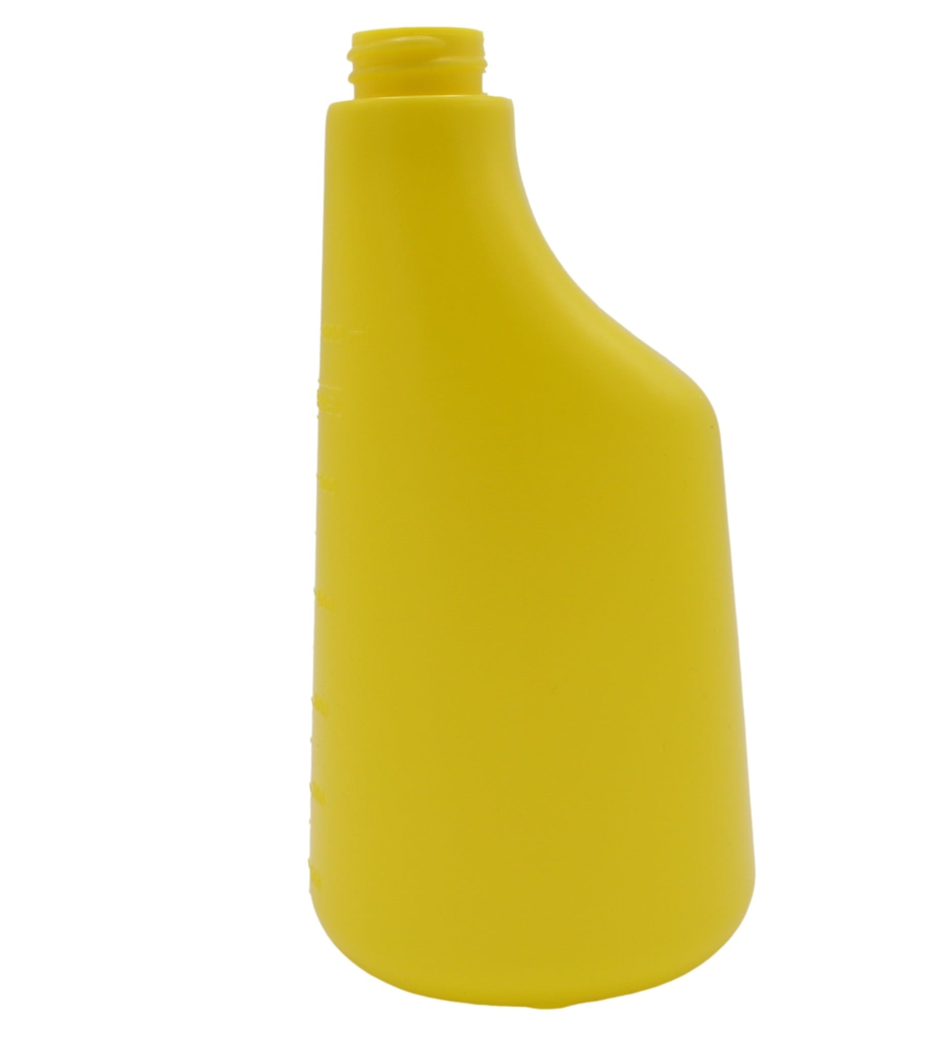 Fles 600 ml polyethyleen geel