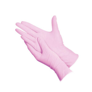 Q-TOP® Q40 handschoen nitril 4gr roze S Doos 10 x 100st Allround ongepoederd