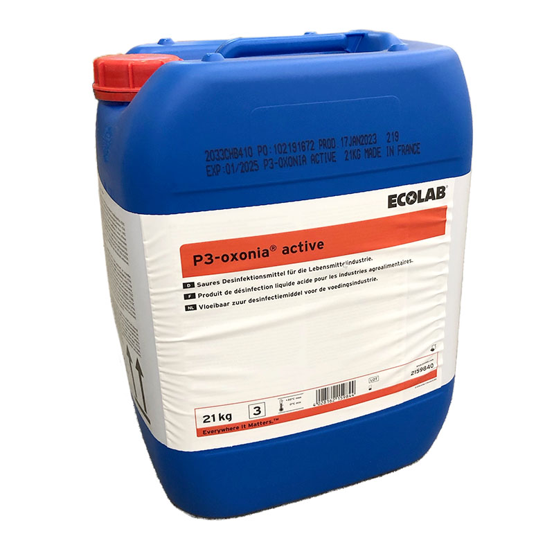 Ecolab P3-Oxonia Active jerrycan 21kg, UN3149