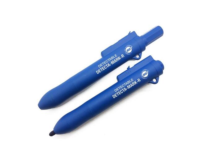 BST interkbare permanent marker, blauw/blauw, 10st.