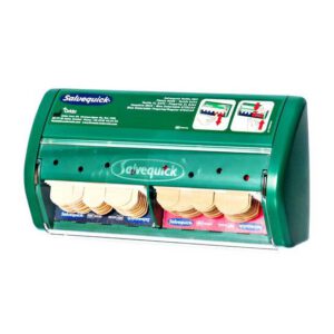 Salvequick pleisterautomaat groen inclusief 85 pleisters op kaart p/st