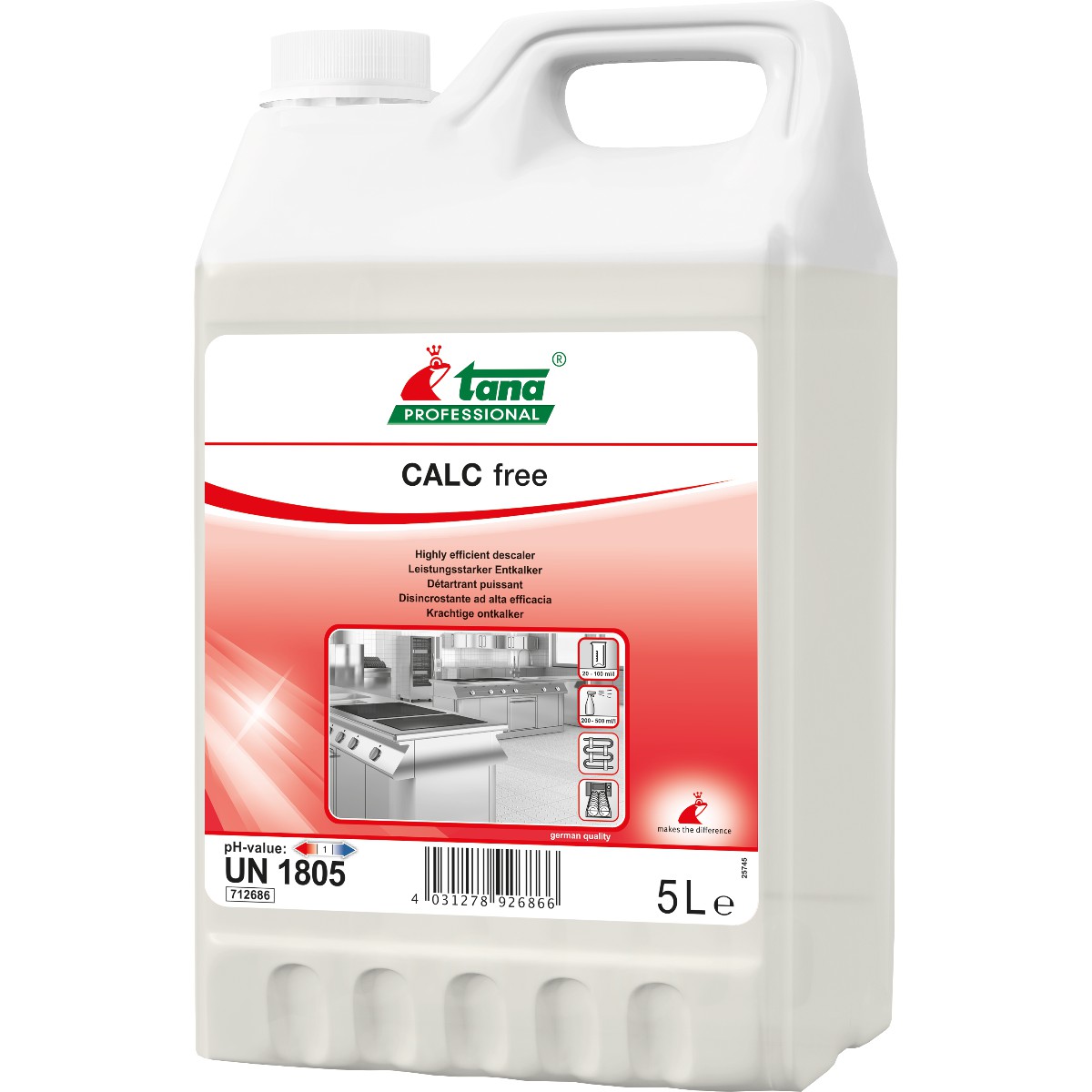 Tana CALC Free ontkalker, 5 liter