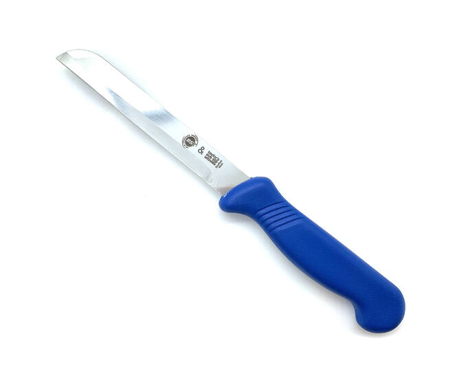 BST 4" Veg. Knife plain edge blade DD blauw, 10 st.